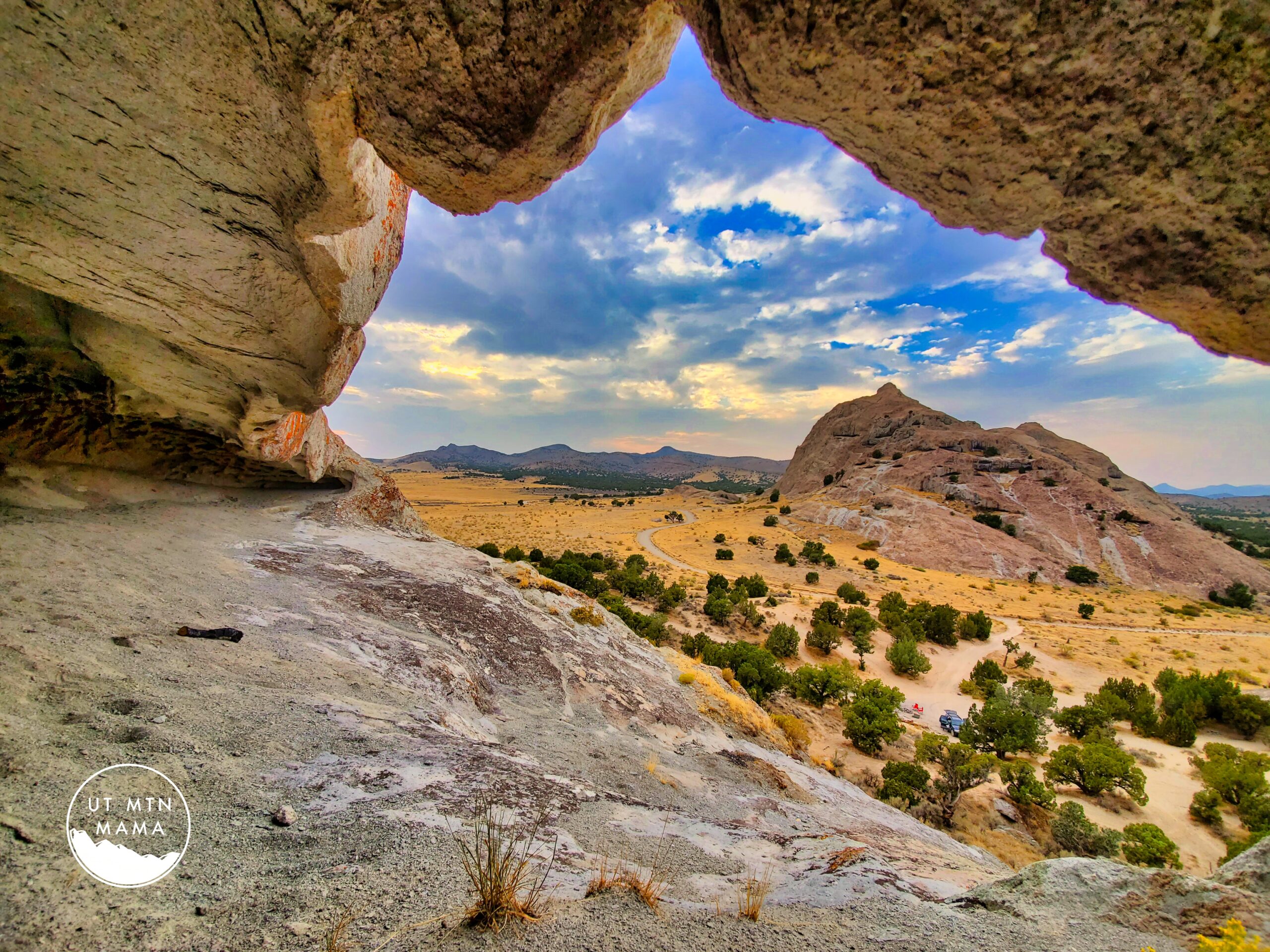 Rock Climbing in White Rocks, West Desert